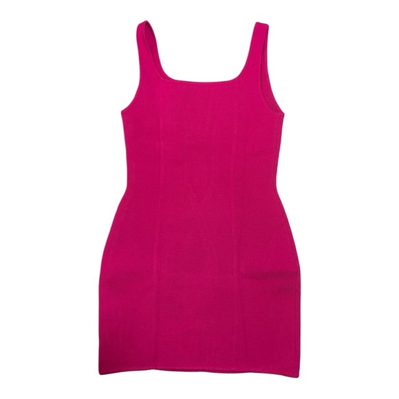 BABATON Granita Pink Sculpt Knit Mini Dress - Picture 2 of 8